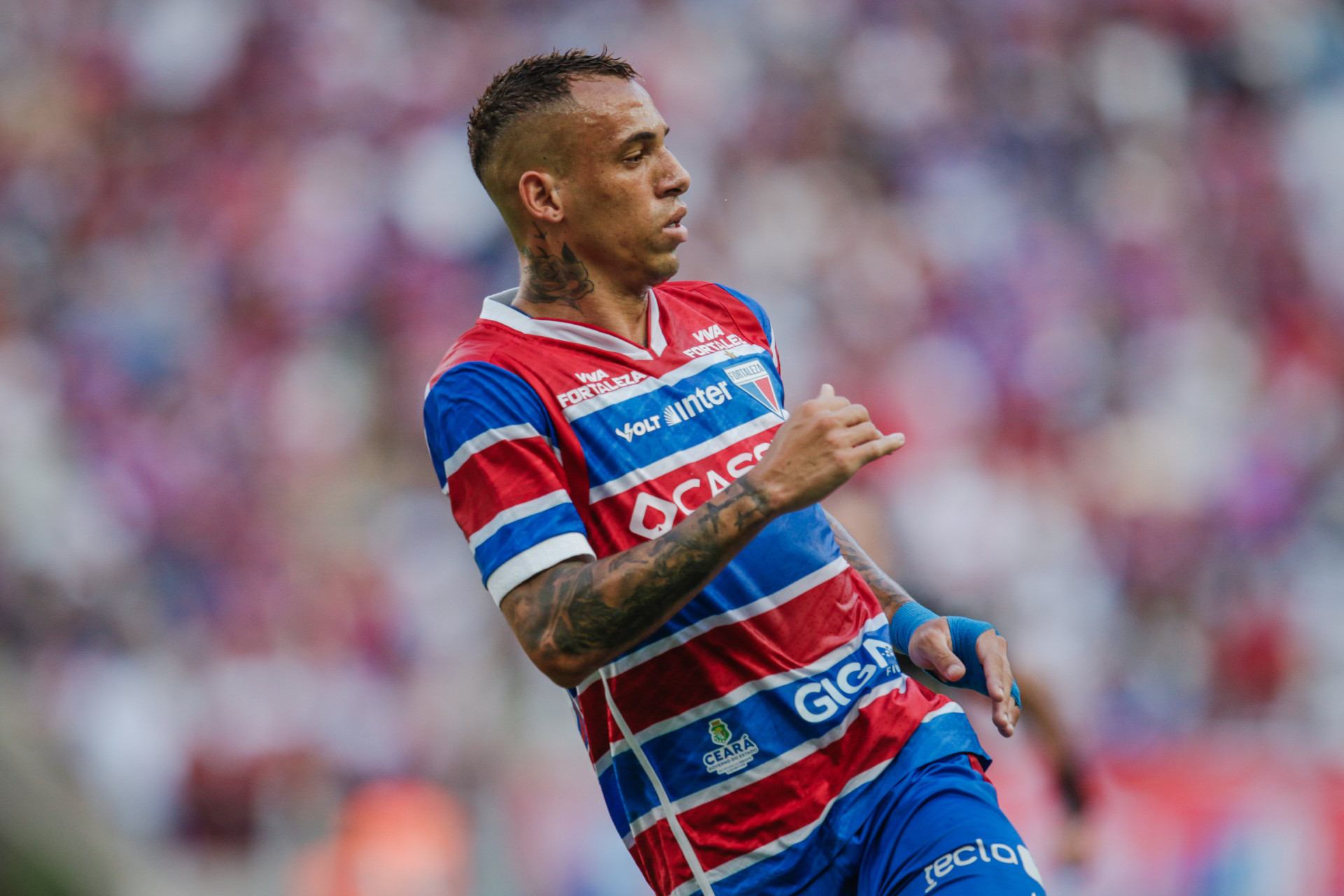 Breno Lopes é esperança de gols do Fortaleza (Foto: FERNANDA BARROS)
