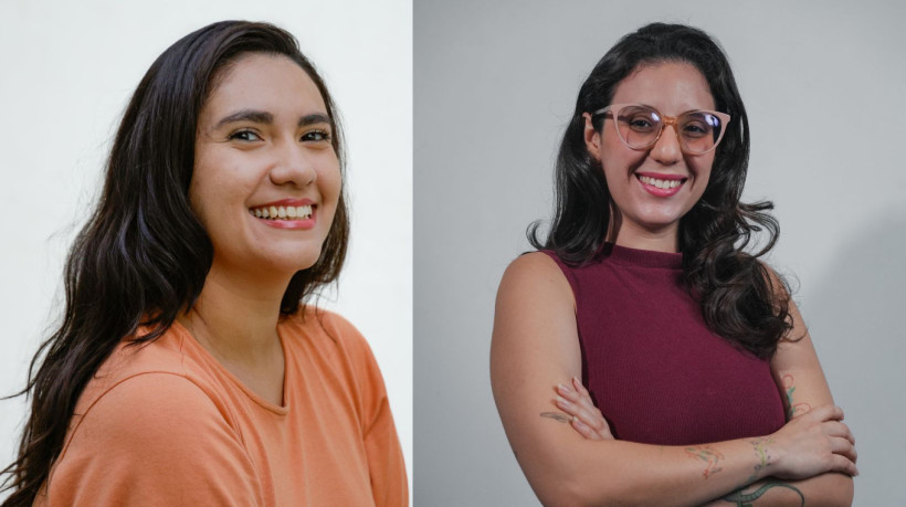 Ana Rute Ramires (esq.) e Catalina Leite (dir.) são finalistas do Prêmio Einstein +Admirados da Imprensa de Saúde, Ciência e Bem-Estar 2025