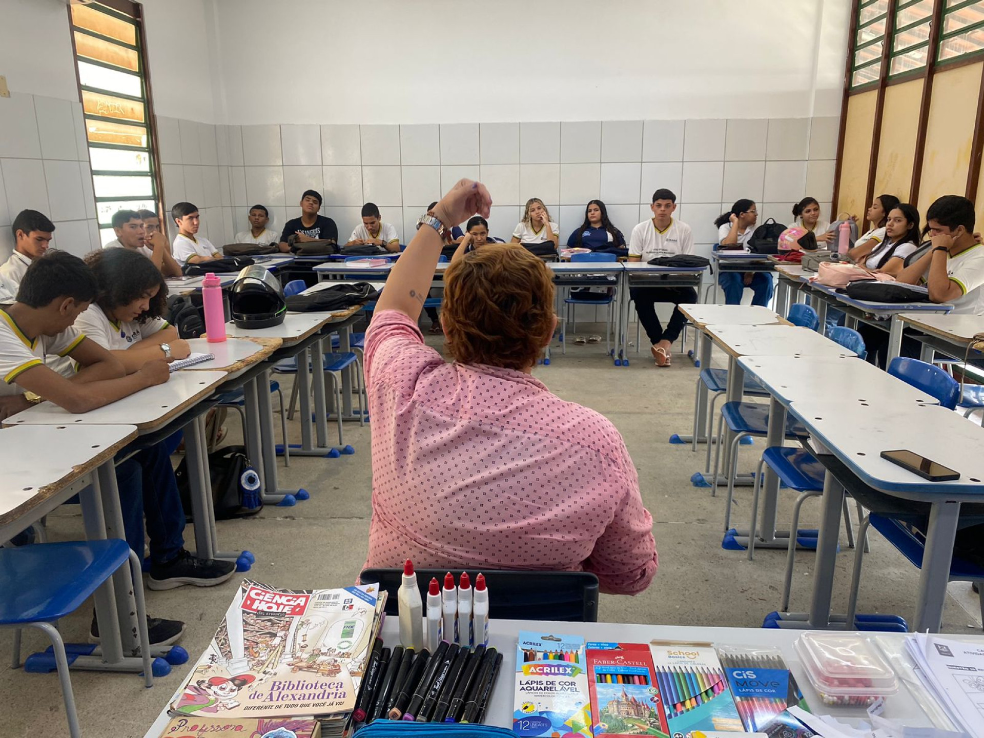 Projeto desenvolvido por alunos transforma rotina escolar em Quixeramobim com ações de sustentabilidade e dignidade