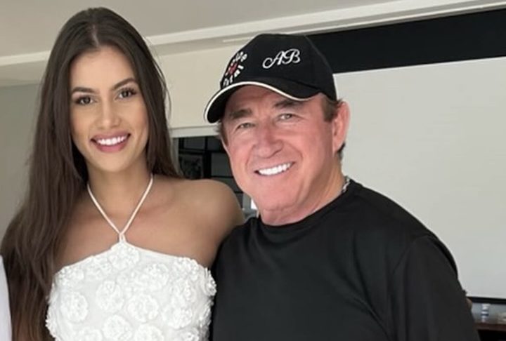 Amado Batista e Calita Franciele – O cantor e a Miss Mato Grosso 2024 oficializaram o casamento em março de 2025, apesar das muitas críticas recebidas nas redes sociais. São 50 anos de diferença entre os dois.