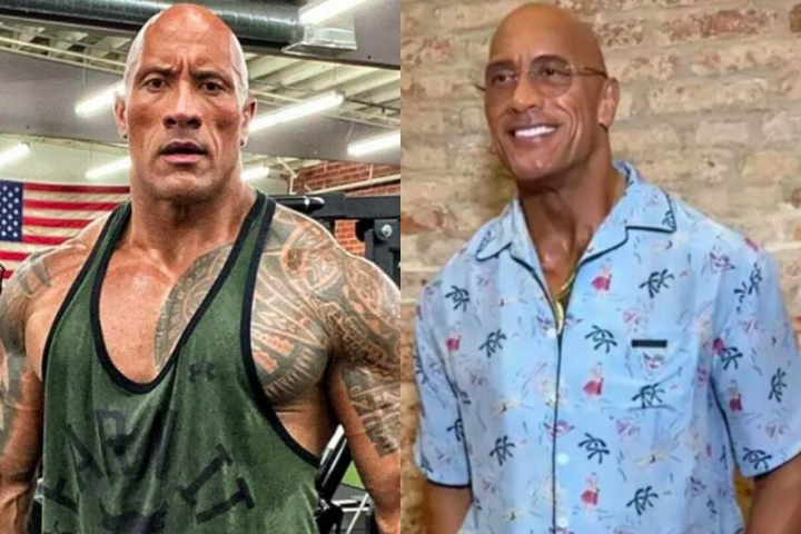 O astro Dwayne Johnson — o 