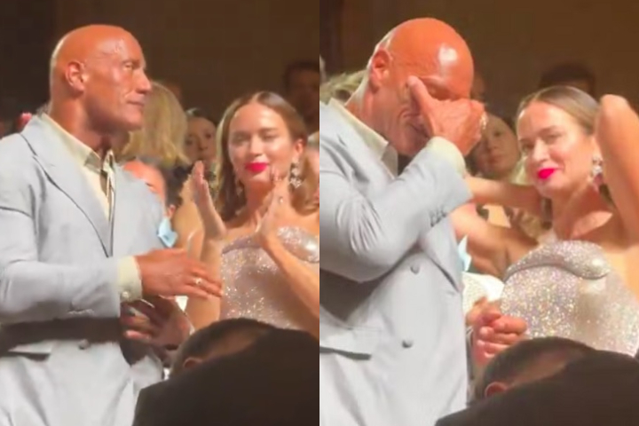 O resultado impressionou o público de Veneza, que aplaudiu o filme — e a atuação de The Rock — por cerca de 15 minutos! O ator se emocionou.