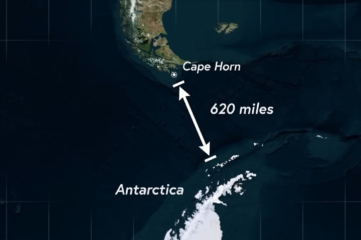 Historicamente, a Passagem de Drake era uma rota crucial para navios que contornavam o Cabo Horn antes da abertura do Canal do Panamá em 1914.