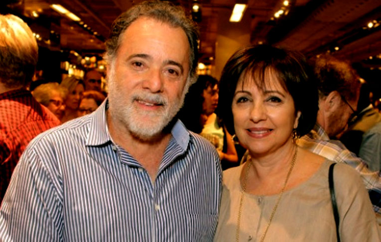 Tony Ramos e Lidiane Barbosa - Casados desde 1969, quanto o ator ainda tinha 21 anos. Tiveram dois filhos.