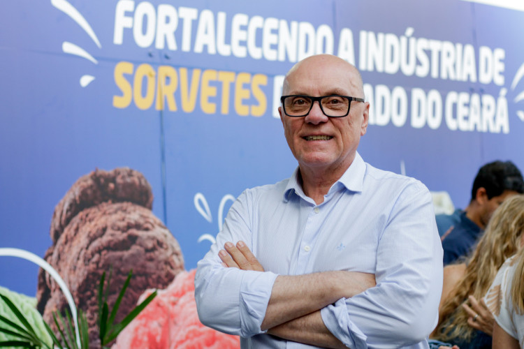 FORTALEZA, CEAR&Aacute;, BRASIL, 17-09-2025: Martin Eckhardt Exposorvetes com setor de sorvetes sobre investimentos no Cear&aacute; com novos investimentos, cria&ccedil;&atilde;o de produtos, novos sabores.. (Foto: Samuel Setubal/ O Povo)