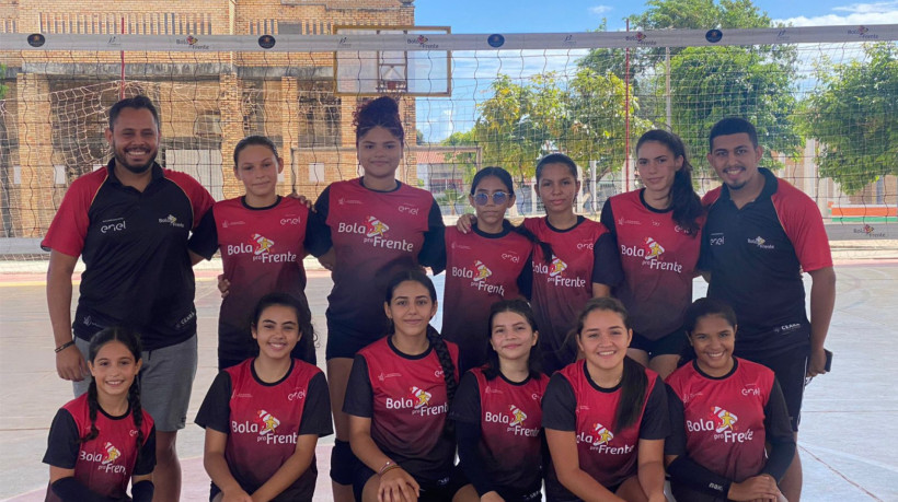 Imagens dos projetos Bola para Frente e Esporte Pela Vida Bem Estar
