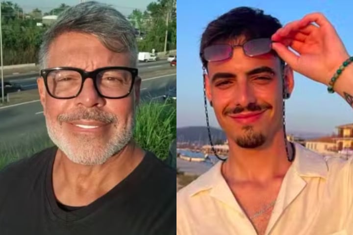 Durante a participação no Domingão com Huck, Frota homenageou seus dois filhos com Fabiana Rodrigues, mas deixou de mencionar o primogênito Mayã, com quem está rompido há cerca de dez anos.