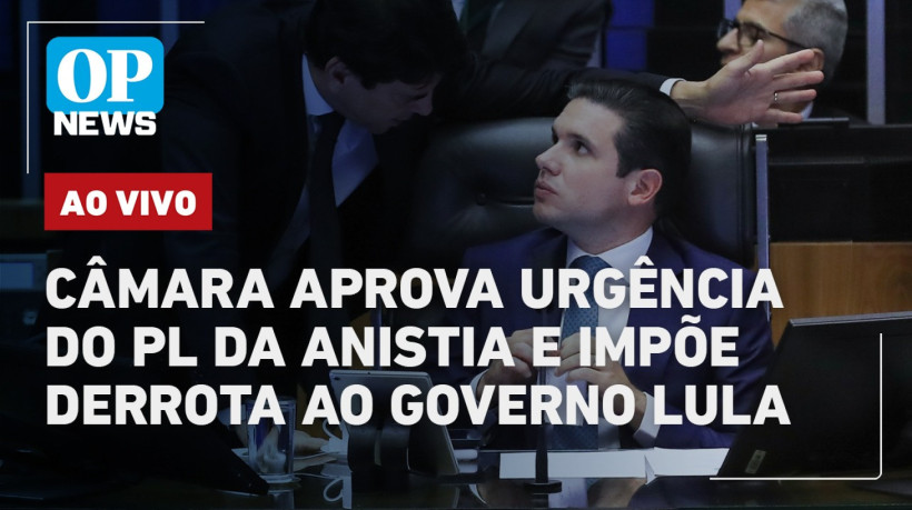 Em sessão tumultuada na noite desta quarta-feira, 17, o requerimento de urgência de votação do PL da anistia foi aptovado 
