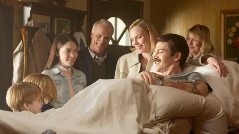 Don Piper é interpretado pelo ator Hayden Christensen na adptação de 