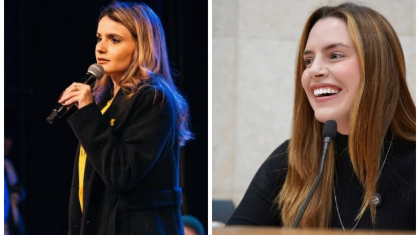Vereadoras de São Paulo Amanda Vettorazzo (União Brasil) e Zoe Martínez (PL)