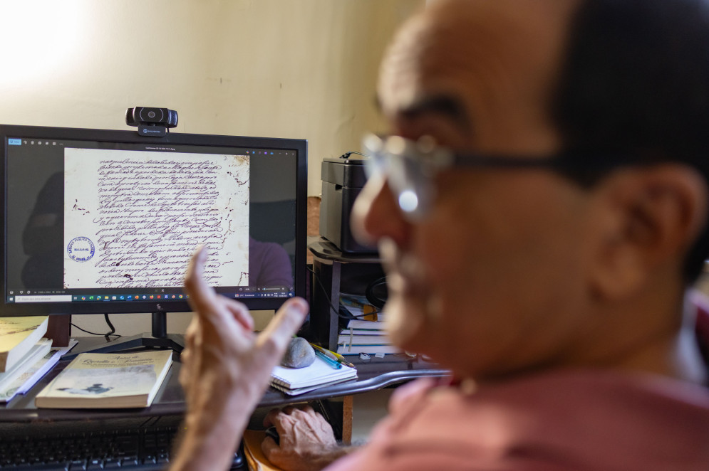 Expedito Eloísio Ximenes, pesquisador dos Autos de Querelas(Foto: FCO FONTENELE)