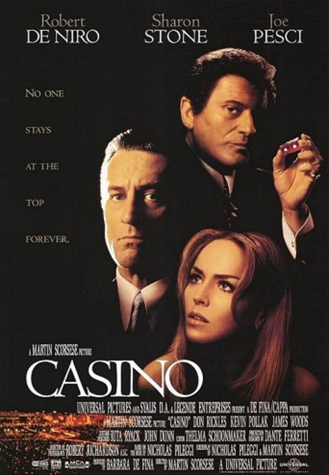 Tanto luxo - associado ao ambiente de cassinos - vem sendo explorado também no cinema.  Cassino, de 1995, dirigido por Martin Scorsese, mergulha na vida de Sam Rothstein, um gerente de cassino, explorando os bastidores do crime organizado e as complexas dinâmicas do mundo dos cassinos em Las Vegas na década de 1970.