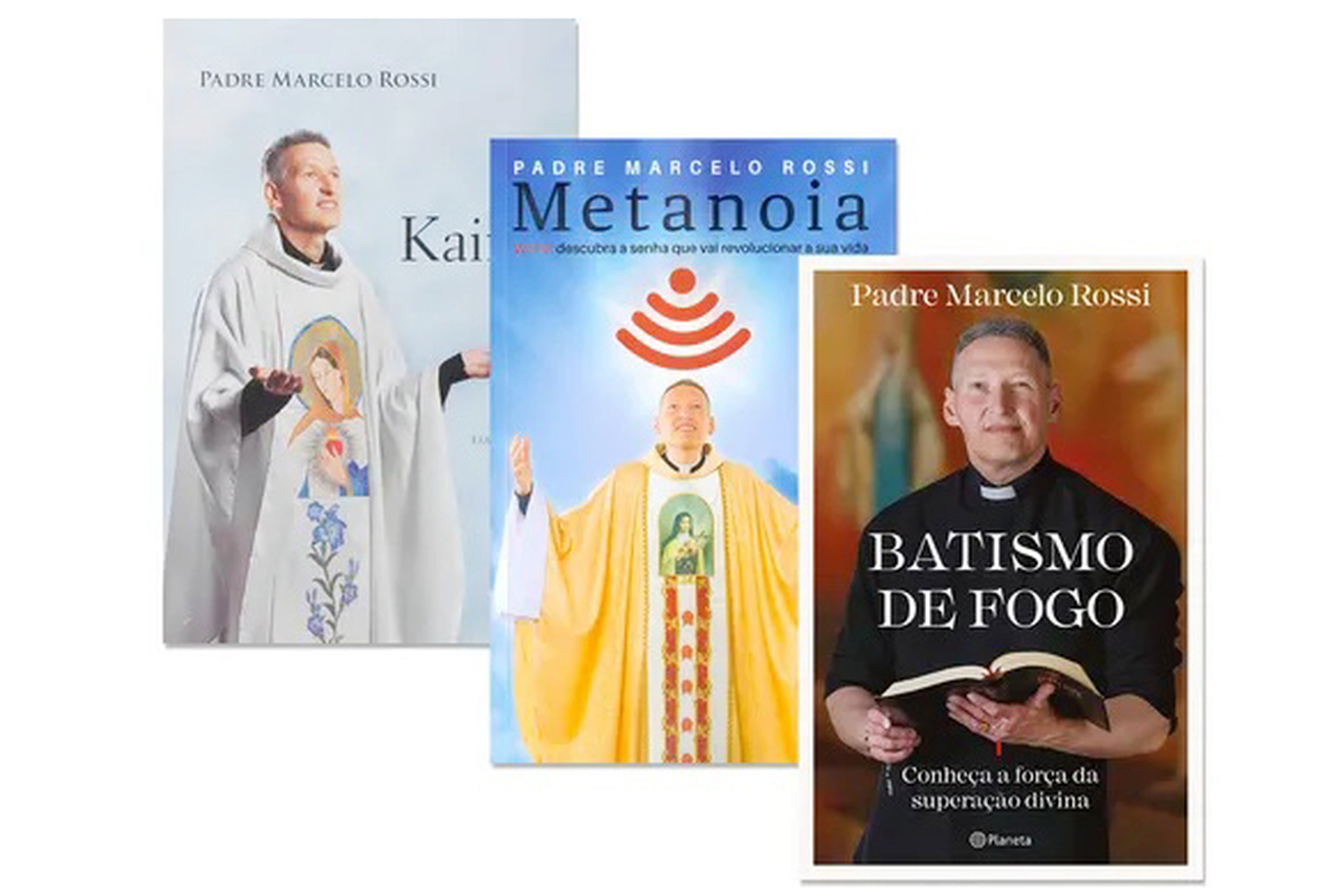 Com livros como Ágape, Kairós e Metanoia, Padre Marcelo se tornou um dos autores mais vendidos do Brasil. Suas obras misturam espiritualidade, psicologia e reflexões sobre o cotidiano. Cada página é um convite à transformação interior. Ele escreve como quem conversa — e por isso, toca tão fundo.
