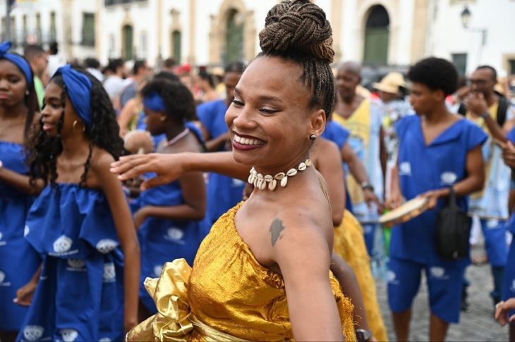 Durante o Carnaval, o Pelourinho é sempre um dos principais pontos de celebração da festa na cidade, atraindo muitos foliões. 