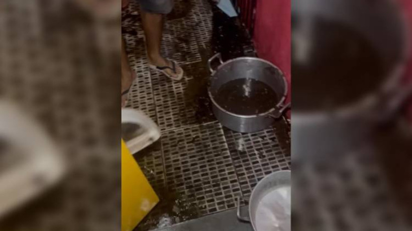 Instituto foi alagado após incidente com caixa d