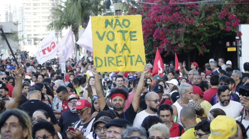 Concentração se iniciou às 15h30min