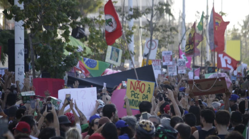 As manifestações contra a PEC da Blindagem ocorrem em pelo menos 10 capitais brasileiras neste domingo, 21