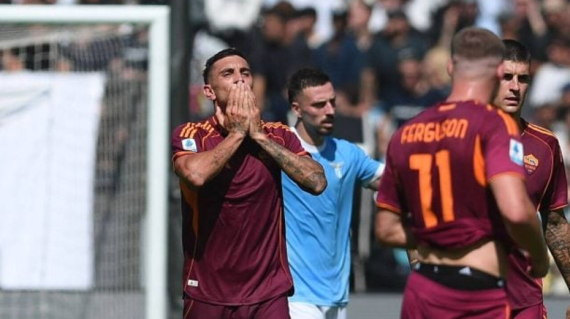 Capitão Pellegrini retorna em grande estilo e faz o gol romanista neste 1 a 0. Segurança foi reforçada por causa de visita de 