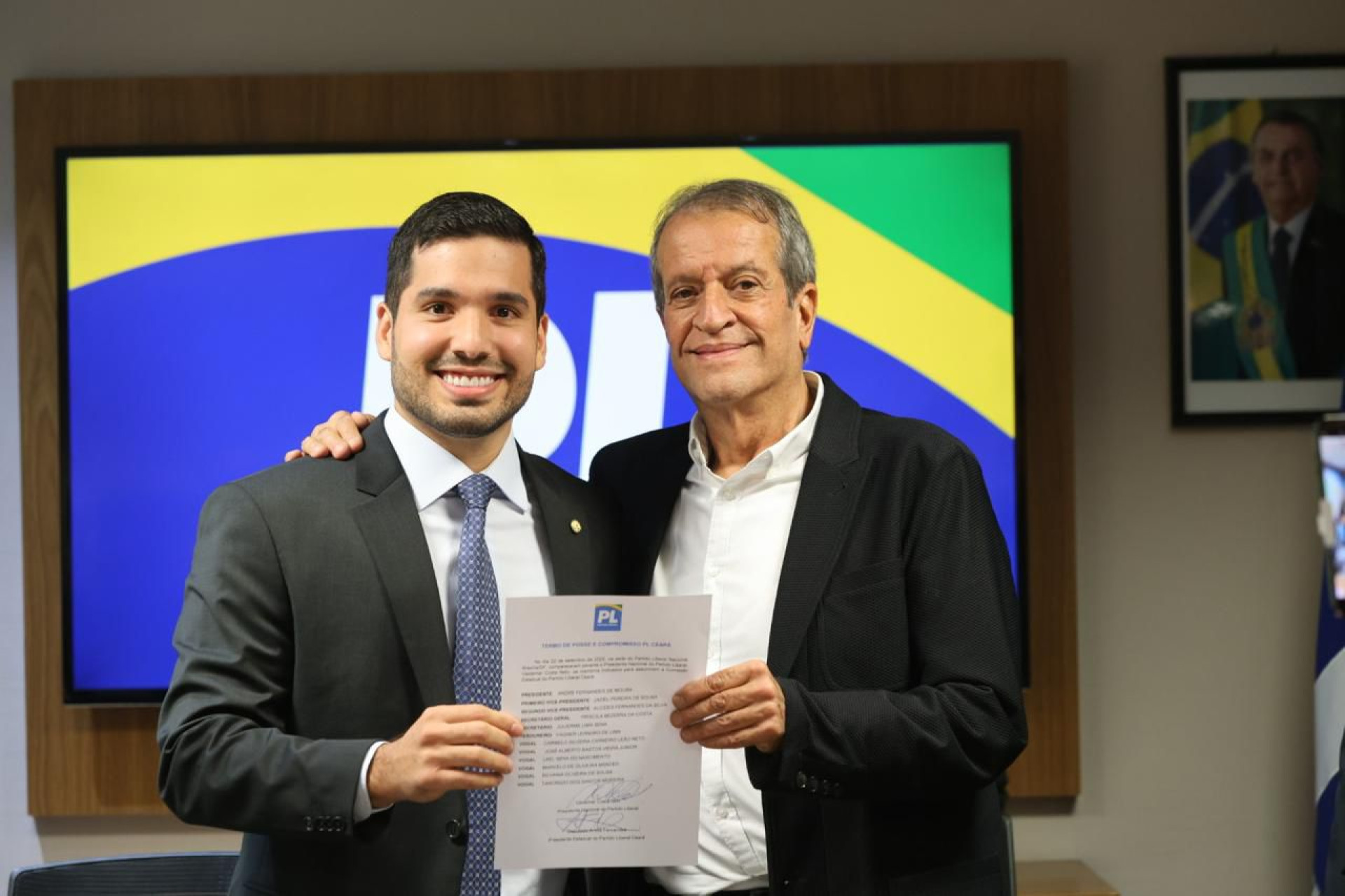 André Fernandes e Valdemar Costa Neto