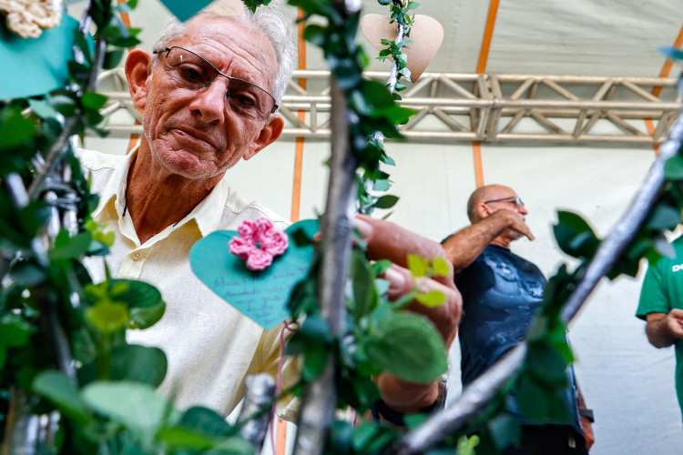 Almir Mota, 69, pai de um doador, no 13º Encontro de Famílias Doadoras de Órgãos do IJF, realizado na Casa Barão de Camocim. A iniciativa integra as ações do Setembro Verde, mês de conscientização e incentivo à doação de órgãos e tecidos                                                                                                                                                                                                                                                                                                                                                                                                                                                                                                                                                                                                                                                                                                                                                                                                                       