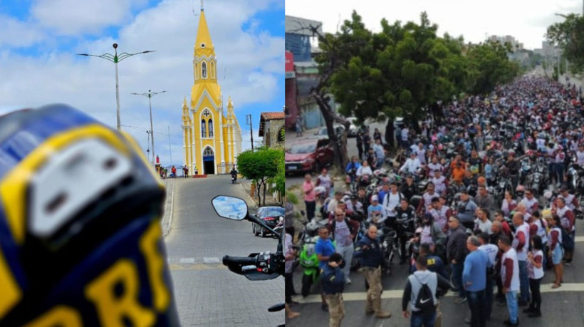 A 39&ordf; Motorromaria de Fortaleza a Canind&eacute; reuniu 15 mil motocicletas
