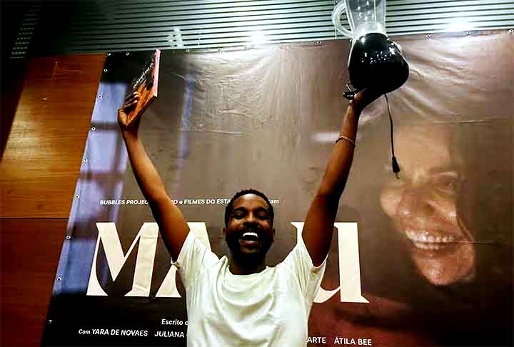 O evento reuniu 16 participantes e teve como vencedor Ramon Carneiro, que se destacou por se apresentar como o “primeiro sósia negro do Selton Mello”.