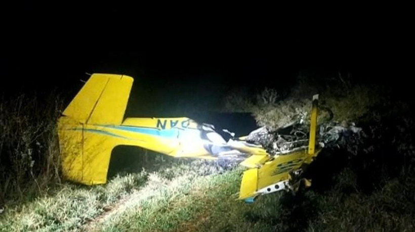 Avião cai e deixa quatro mortos. As causas do acidente ainda serão investigadas
