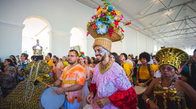 O maracatu é patrimônio imaterial de Fortaleza desde 2015 
