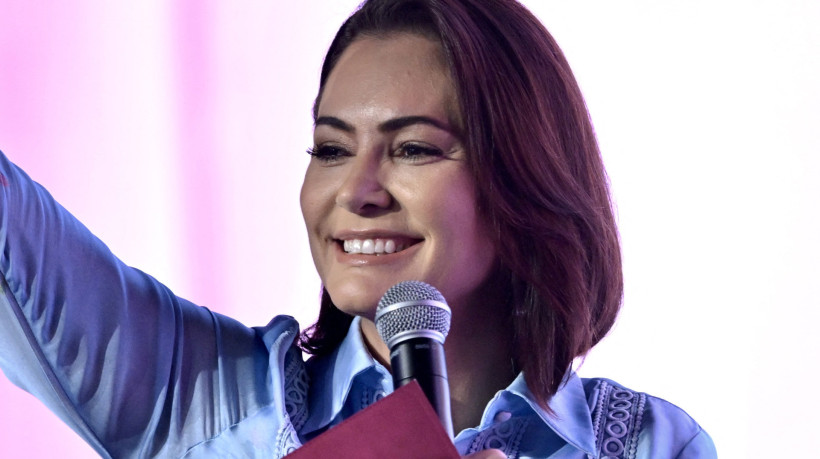 A ex-primeira-dama brasileira Michelle Bolsonaro 