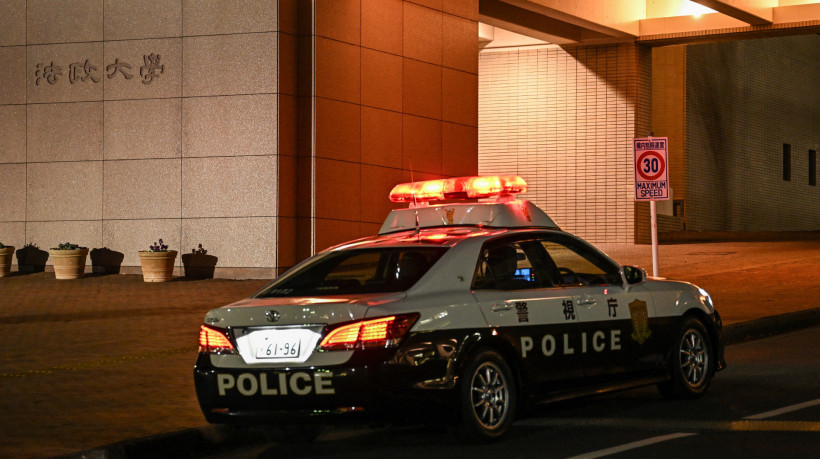 Foto de apoio ilustrativo. Viatura policial nos subúrbios ocidentais de Tóquio em 10 de janeiro de 2025
