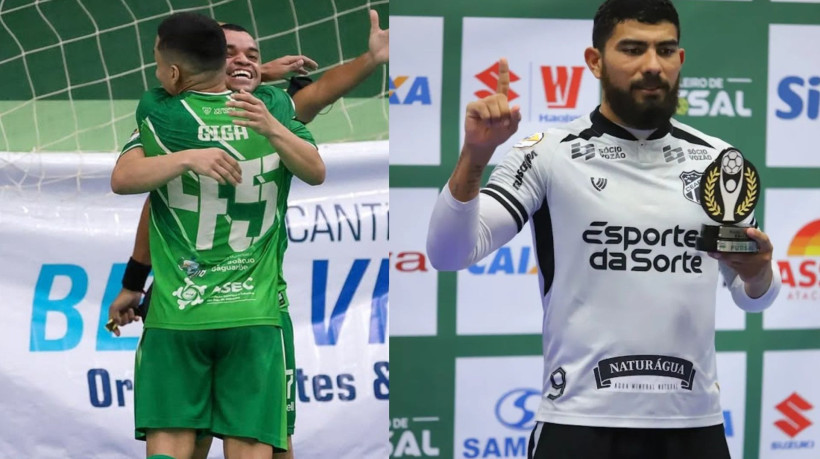 São João do Jaguaribe e Ceará entram em quadra neste domingo, em partidas válidas pelo Campeonato Brasileiro de Futsal