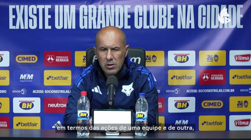 Leonardo Jardim diz que Cruzeiro foi menos eficaz em São Januário