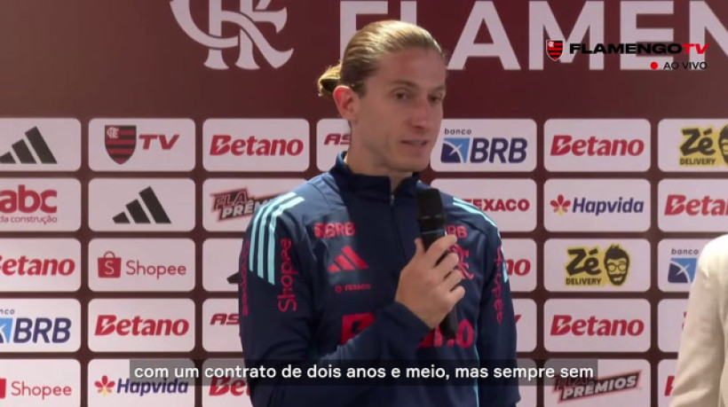 Um ano de Filipe Luís no comando do Flamengo: 'Me sinto muito blindado'