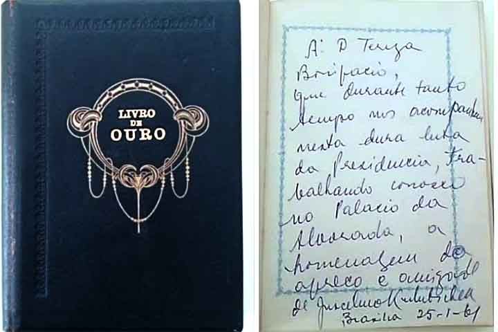Soares encontrou entre as páginas de um livro antigo uma carta autêntica do ex-presidente do Brasil datada de 1961, ano em que Juscelino deixou o cargo.
