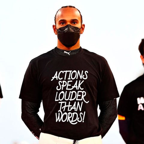 Ele tem sido uma voz proeminente na luta contra o racismo, pela diversidade no automobilismo e por questões de sustentabilidade.