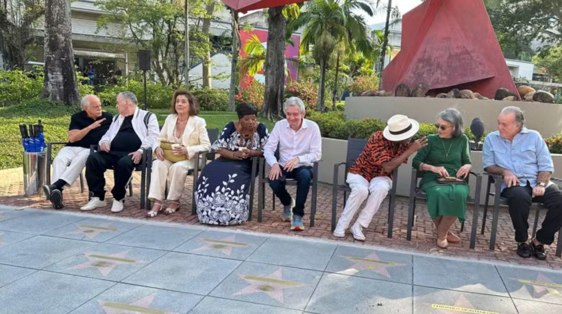 Estúdios Globo inauguram Calçada da Fama e celebram memórias da TV brasileira
