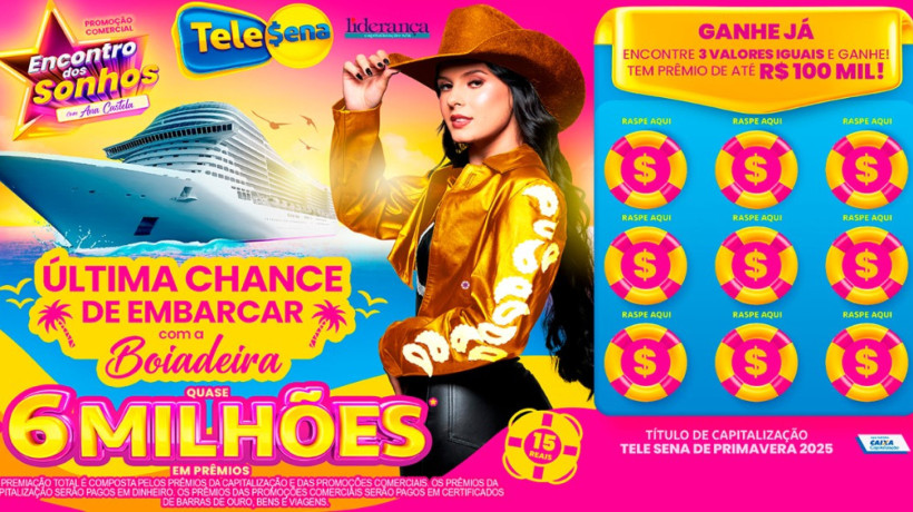 Tele Sena de Primavera 2025: resultado do terceiro sorteio, com quase R$ 6 milhões em prêmios