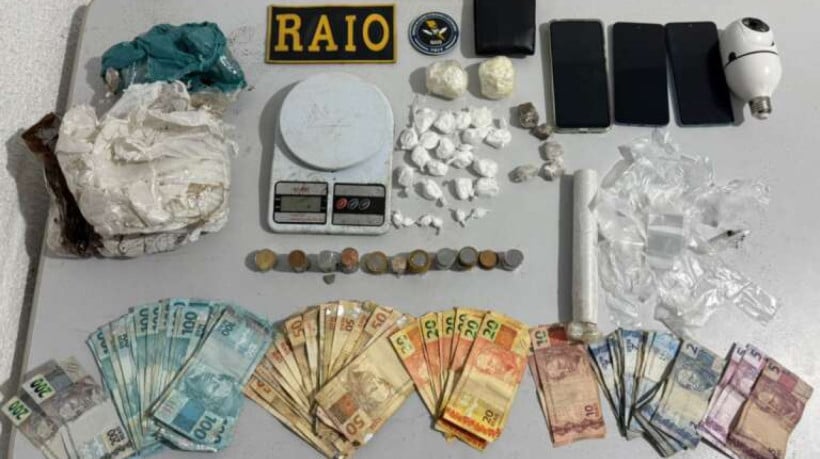 Prisão e apreensão de materiais foram realizados pela PMCE, nesse sábado, 4 