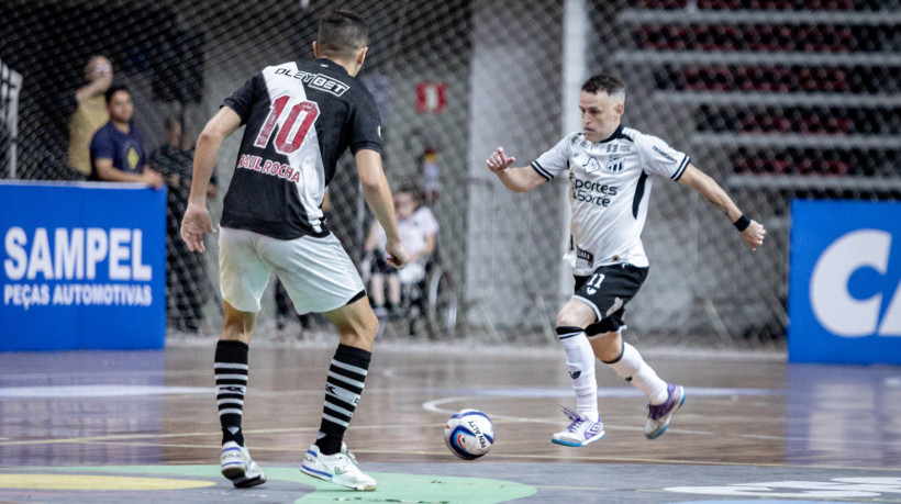 Ceará venceu o Vasco nos pênaltis e avançou às quartas de final do Campeonato Brasileiro de Futsal