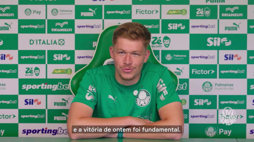 Bruno Fuchs revela conversa antes de virada do Palmeiras contra o São Paulo