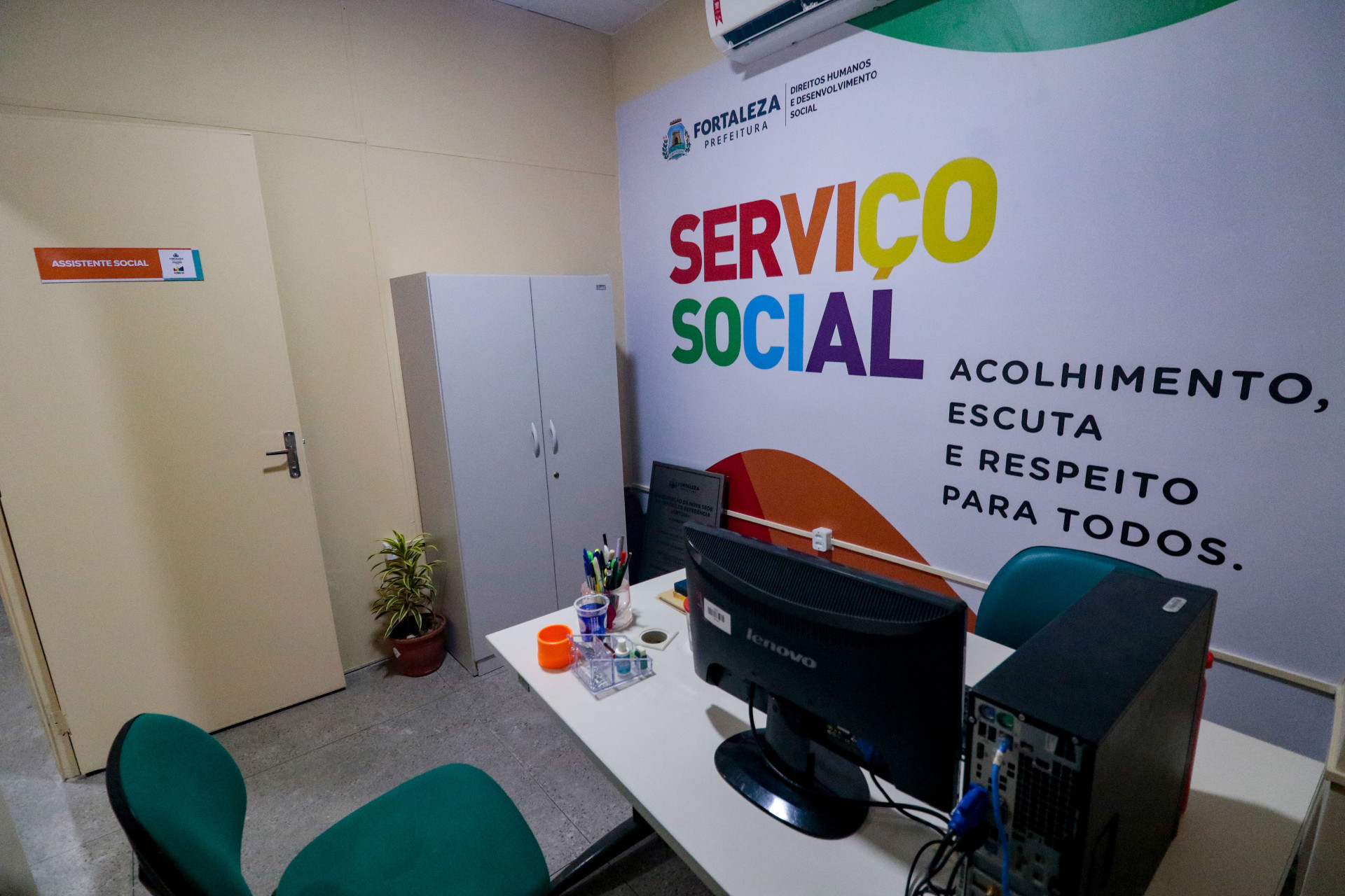 Prefeitura de Fortaleza inaugura Centro de Referência LGBTQIA+ Janaína Dutra no centro.
