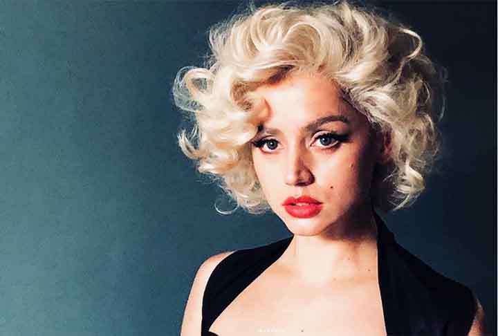 O elenco também conta com Adrien Brody e foi dirigido por Andrew Dominik e produzido por Brad Pitt para a Netflix. Por esta atuação, de Armas se tornou a primeira cubana a ser indicada ao Oscar de Melhor Atriz.