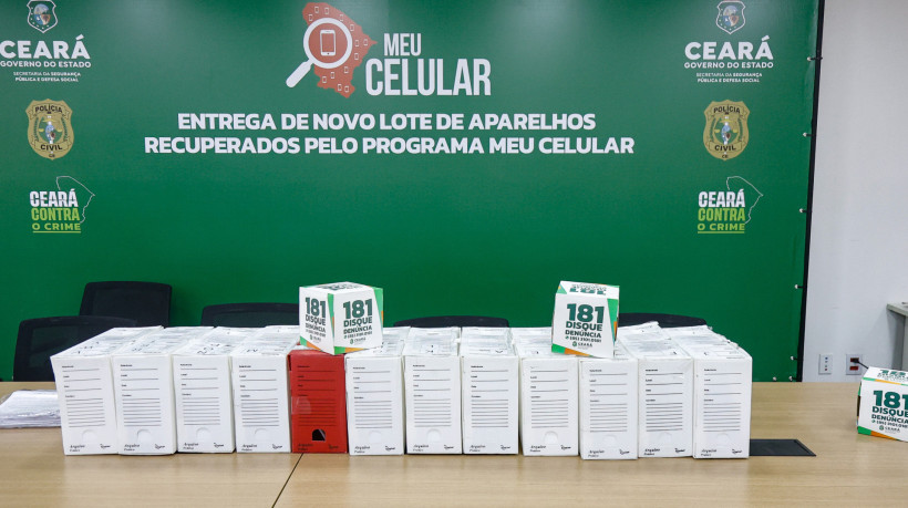 Programa "Meu Celular" recupera mais de dez mil aparelhos e entrega novo lote para donos em Fortaleza