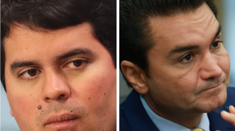 O ministro do Esporte, André Fufuca, e o ministro do Turismo (MTur), Celso Sabino