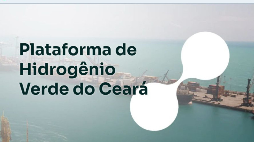 Página inicial da Plataforma de Hidrogênio Verde do Ceará