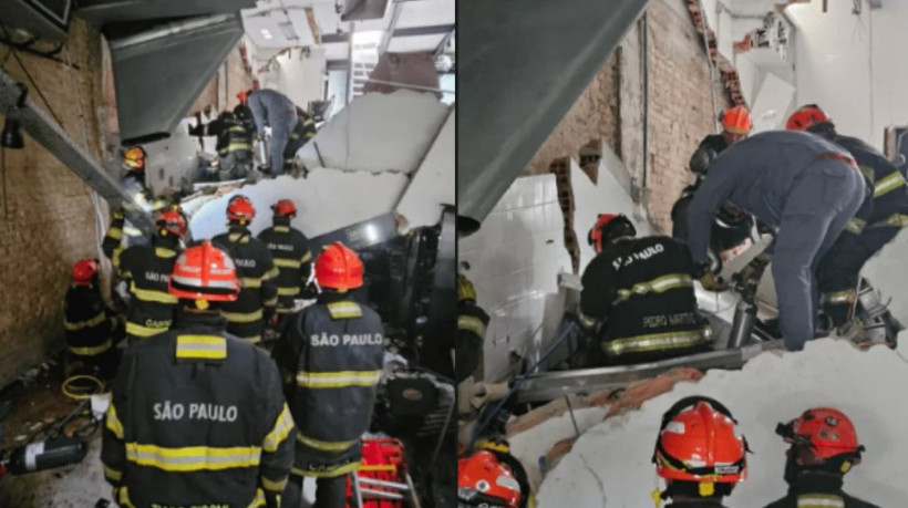 Quatro pessoas foram feridas e duas ainda se encontram soterradas após explosão no restaurante Jamile em São Paulo