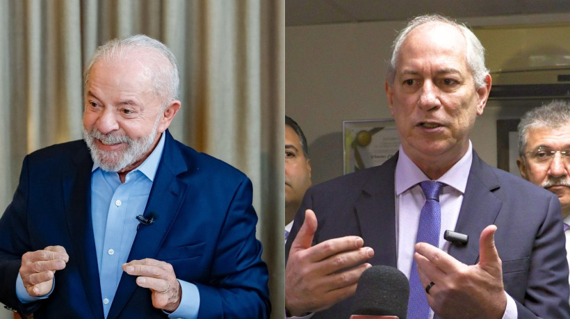 O presidente Luiz Inácio Lula da Silva (PT) e o ex-governador e ex-ministro Ciro Gomes (PDT)