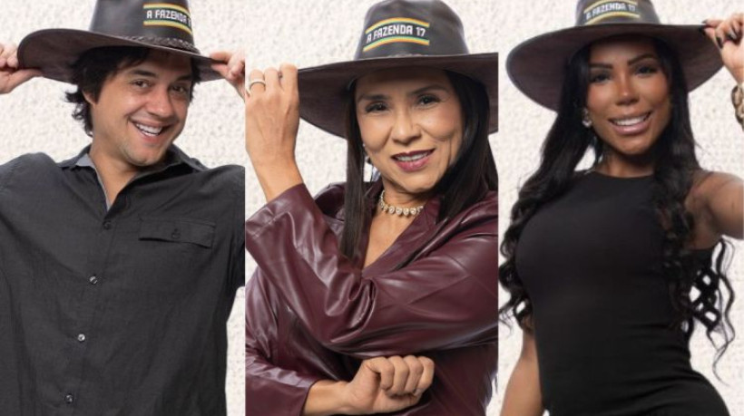 A terceira ro&ccedil;a de A Fazenda 17 conta com Carol, Guilherme e Yon&aacute;; veja parcial da enquete Uol