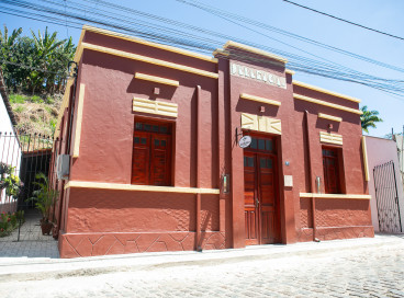 Prédio da antiga Cadeia Pública de Pacoti, agora reformado para abrigar o Ecomuseu 