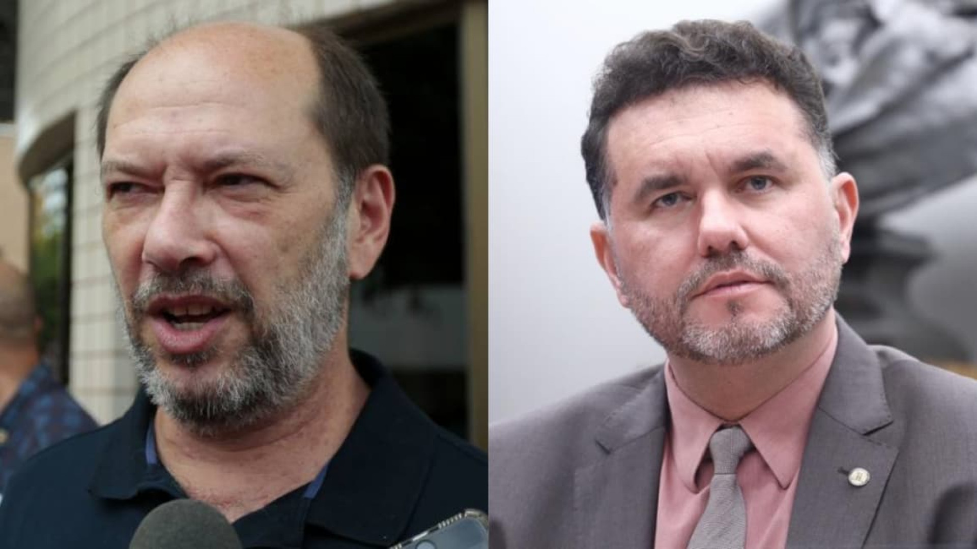 Ivo Gomes (PSB) e Moses Rodrigues (União) (Foto: JÚLIO CAESAR/O POVO / Vinicius Loures / Câmara dos Deputados)